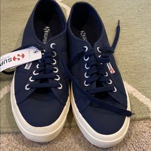 NWT Superga Cotu Navy Sneaker